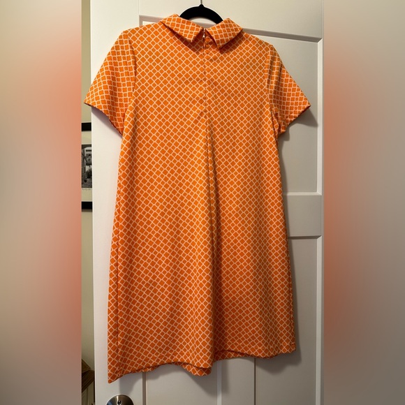 Tyler Boe short sleeve dress, orange, size S - Picture 2 of 2